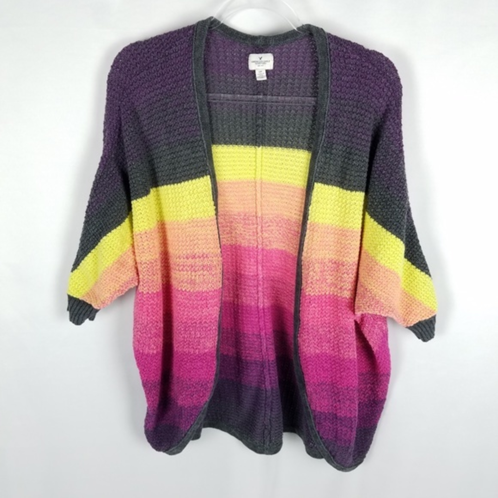 American Eagle sweater fun‎ stripe size SP